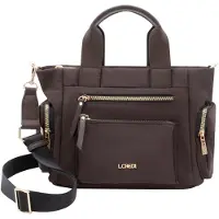 L.credi Handtasche Umhängetasche Odeta Handle Bag Chocolate dunkelbraun
