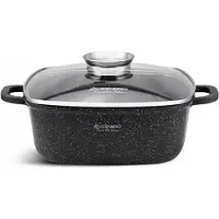 Edenberg EB-8111 Marmorierter Topf mit Deckel 2,8L