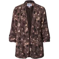 Pieces Female Blazer PCBOSELLA 3/4-ARM Print – Major Brown1