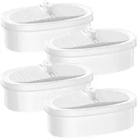Waterdrop Ersatz-Wasserfilter 4 Stück für WD-PF-01A Plus, kompatibel mit Tank-Systemen und Brita Maxtra, reduziert Chlor und Metalle