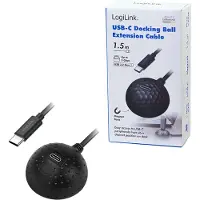 Logilink CU0099, 1,5 m, USB C, USB C, USB 3.2 Gen 1 (3.1 Gen 1), Schwarz