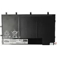 VHBW Akku kompatibel mit Sony Xperia SGP321, SO-03E, Tablet Z, Tablet Z 10.1 Tablet Pad (6000 mAh, 3,7 V, Li-Polymer)