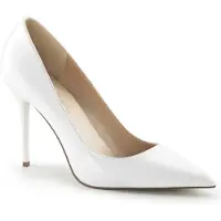 Pleaser CLASSIQUE-20 Damen Pumps von , Weiß , EU 41, US 11
