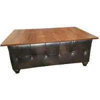 AEA Couchtisch Tisch Chesterfield Holztisch Ledertisch Tische Farbe wählbar