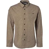 No-excess Hemd mit Musterdruck Orange