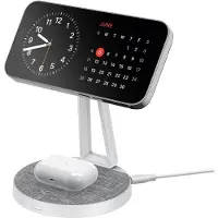 XLayer MagFix Pro 2, Drinnen, USB, Kabelloses Aufladen, 2 m, Grau, Weiß