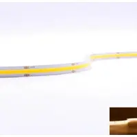 Longlife LED COB 24V CRI90 LED Streifen 5M 14W/m 480LED/m 10mm - Lichtfarbe: Warmweiß 3000K -...