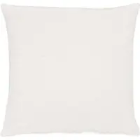 Apelt Dekokissen "7907 Uni Paisley" Gr. 2, weiß (weiß, unifarben), B:48cm L:48cm, Kunstfaser, Polyester, Dekokissen_Sitzkissen_Kissenhüllen, Dekokissen, Kissenhülle mit Füllung, 1 Stück