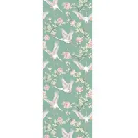 Queence Vinyltapete "Margarete", bunt, B:0,9m L:2,5m, Vinyl, Tapeten, Vinyltapete, 90x250cm, selbstklebend, kinderleichte Anbringung,, Sticker