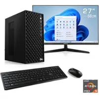 CSL PC-Komplettsystem "Mystic V24571", Energieeffizienz: D, schwarz, Microsoft Windows 11 Home (64 Bit), 16 GB RAM 500 GB SSD, Computer_Komplettsysteme, PC-Komplettsystem