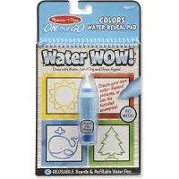 Melissa & Doug Water Wow! - Colors & Shapes Water Reveal Pad - On the Go Travel Activity, Markierer-Set, 3 Jahr(e), Mehrfarben