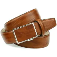 Anthoni Crown Ledergürtel , Herren, Gr. 120, braun (cognac), Leder, gemustert, Gürtel Ledergürtel, in angesagter Cognac Farbe, Schließe farblich passend bezogen