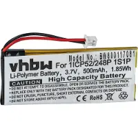 123accu Akku kompatibel mit Sena SMH-10 Lifespan Wireless Headset Kopfhörer (500 mAh, 3,7 V, Li-Polymer)