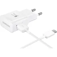 Samsung Original Type-C Reise-Ladegert EP-TA200EBE + EP-DG970BBE, Wei