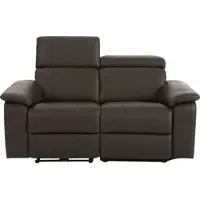 Home affaire 2-Sitzer "Binado", braun, B:158cm T:99cm, Webstoff (95% Polyester/5% Nylon), Sofas, 2-Sitzer, mit manueller oder elektrischer Relaxfunktion mit USB-Anschluss
