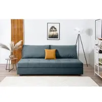 Collection Ab Schlafsofa "Daria, B: 194 cm, Liegel. 147x194 cm", blau (petrol), B:194cm H:41cm T:90cm, 100%Polyester, Sofas, Schlafsofa, Schlaffunktion, Bettkasten & 1 Zierkissen, Federkern, Topseller