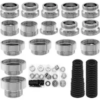 OEM Küchenarmatur-Set - 16 Stück Metallische Wasserfilteradapter