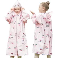 Merkloos Kinder Regenjacke für Jungen und Mädchen - Wasserdichte Regenponcho, Wiederverwendbar