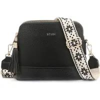 Merkloos Omgoods – Elegante Handtasche mit Leopardenmuster und Quaste