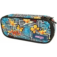 Strigo Federmäppchen Tasche Blumenmuster Schulbedarf