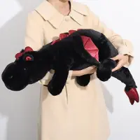 Merkloos Drachen-Plüschtier, riesiger Drache - 130 cm - Weich - Stabil - Perfektes Geschenk - Hochwertige Verarbeitung