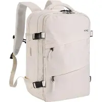 Unyqoos Reiserucksack 40 L – Kabinengepäck 45×36×20 cm, 15,6-Zoll Laptopfach, wasserdichtes Polyester, 180° Öffnung, USB-Anschluss