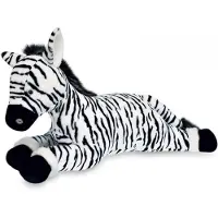 Merkloos Solidchoice – Kuscheltier, Zebra-Teddybär, 50 cm