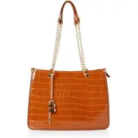 Merkloos Solidchoice – Damen-Shopper-Tasche mit Krokodilmuster