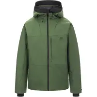 2117 of Sweden Humla Light Padded Herren Skijacke mit Kapuze grün XL