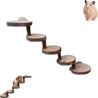 OEM Holzschwelle mit 5 Ebenen für Mäuse und Vögel. Sicherer Spielzeug für Kinder.