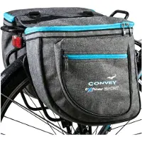 CONVEY Gepäckträgertasche Zweikammer 16L Wasserdicht