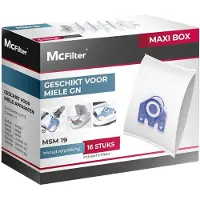 Dripio Staubsaugerbeutel 16 Stück + 8 Filter für Miele Modelle