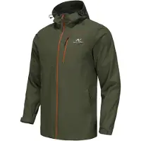 Merkloos Omgoods – Leichte Regenjacke für Herren mit Kapuze, wasserdicht und atmungsaktiv
