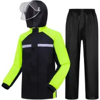 Merkloos Omgoods – Leichte, wasserdichte Regenjacke mit Kapuze für Herren – ideal zum Radfahren und Wandern