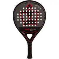 Merkloos Padel-Schläger für Anfänger aus Glasfaser und EVA Soft, 370g, Griff 4 1/2 Zoll
