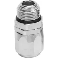 Merkloos Schlauch mit 360° Drehung - Schlauchanschluss - Staubsaugschlauch - Schlauch für Außenbordmotoren - Geeignet für 28 mm/30 mm - Robustes Metall - Staubanschluss