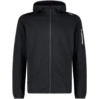 CMP - Jacket Fix Hood with Sleeve Pocket - Fleecejacke Gr 50 schwarz