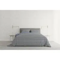 Merkloos Solidchoice – Bettwäsche-Set "Athena" in der Farbe Malindi Blau für ein Doppelbett