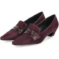 Bruno premi Damen Hochfront-Pumps Rot Rauleder Größe: 40