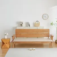Merkloos Omgoods – Wasserdichtes Sitzkissen für Gartenbänke, 140 x 50 x 5 cm, waschbar