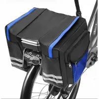 Merkloos Gepäckträger für Fahrräder (Fietstas) – PVC – 31,5 x 26,5 x 31,5 cm – Reflektierend – Für den Gepäckträger hinten