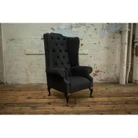 AEA Ohrensessel Chesterfield Sessel Sofa Polster Lehn Stuhl Wohnzimmer Relax Club