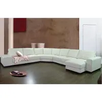 AEA Wohnlandschaft Couch Polster Eck Garnitur Designer Ledersofa Big Sofa 1059