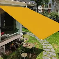 OEM Sonnenschirm Zeil - Wasserdichter Luftsack - Außenraumgestaltung - Blockiert 98% UV - 1,6 x 2 m - Gelb