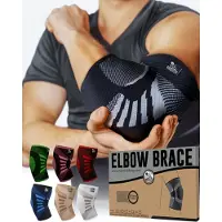 Merkloos Solidchoice – Ellbogen-Kompressionsbandage zur Unterstützung und zur Förderung der Heilung