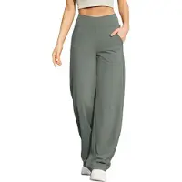 Merkloos Solidchoice – Damenweite Hose mit Taschen, ideal für Yoga und Freizeit