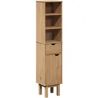 vidaXL Badschrank OTTA 35x30x159 cm Massivholz Kiefer