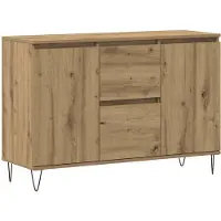 vidaXL Sideboard Artisan-Eiche 101,5x35x70 cm Holzwerkstoff