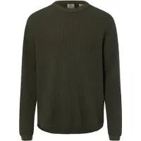 Levi's Langarmshirt , Herren, Gr. S, grün (garment dye rosin), Jersey, Obermaterial: 100% Baumwolle, bequem hüftlang, Rundhals, Shirts Langarmshirt, Waffelstrukturmuster