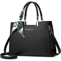 Merkloos Solidchoice – Elegante Handtasche mit verstellbarem Schultergurt